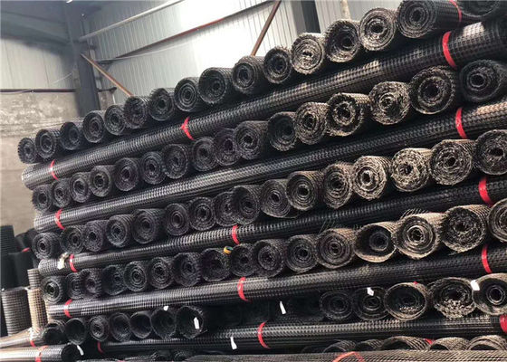 Polypropylene Two Way Biaxial Plastic Geogrid For Slope Protection Road