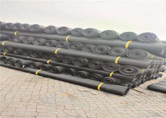 25-100kn Fiberglass Geogrid High Tensile Coated Bitumen