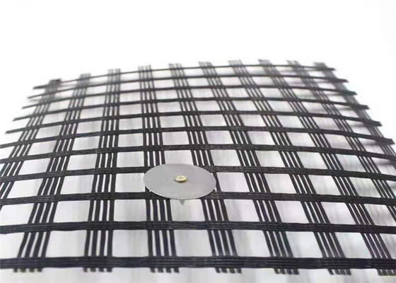 Certificated Self Adhesive 100m Length Asphalt Geogrid Composite Geotextile