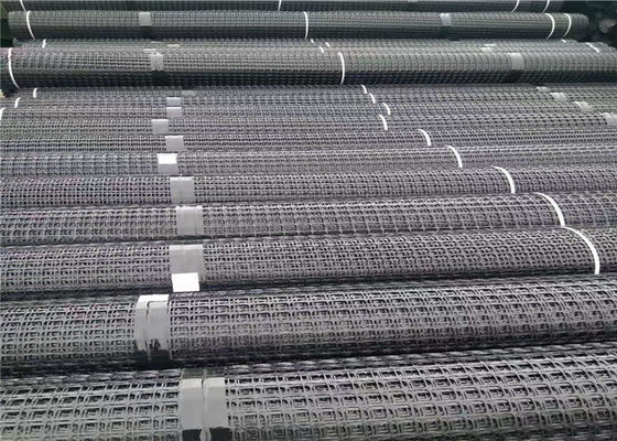 60kn Biaxial Glass Fiber Geogrid For Soil Reinforcement