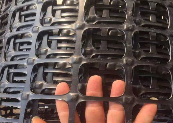 Increasing Roadbed Bearing Capacity 15KN 50m Biaxial Plastic Geogrid