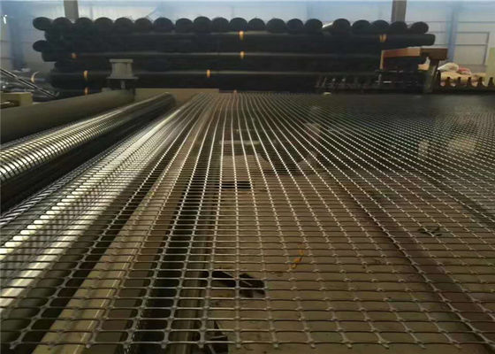 25-100kn Fiberglass Geogrid High Tensile Coated Bitumen
