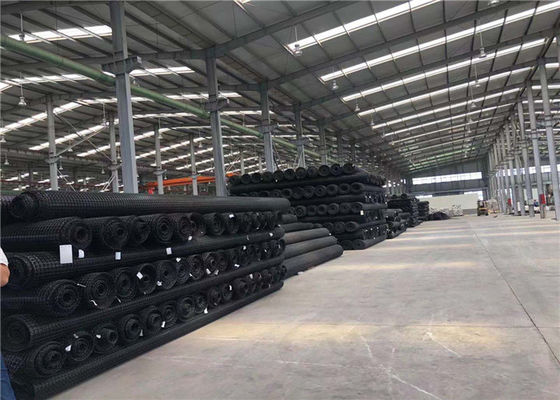 Tunnel Reinforcement Width 3.9m 30KN Biaxial Plastic Geogrid