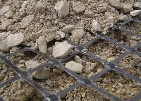 Polypropylene Biaxial ISO9001 Geogrid For Road Stabilization