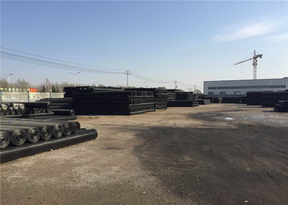 30KN Biaxial Plastic Geogrid Mesh For Construction
