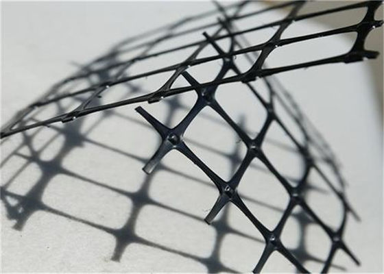 30KN Biaxial Plastic Geogrid Mesh For Construction
