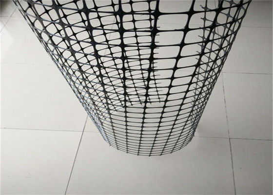 30KN Biaxial Plastic Geogrid Mesh For Construction