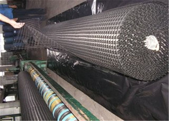 Composite Asphalt Reinforcement 25Kn Glass Fiber Geogrid For Road