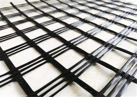 Asphalt Pavement Self Adhesive Two Way Glass Fiber Geogrid