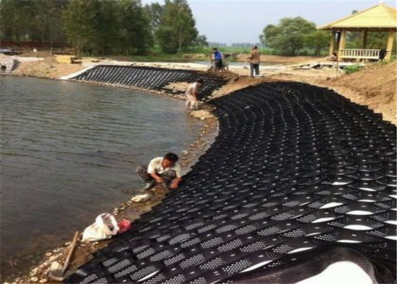 High Intensity Plastic 1.6mm Geocell For Road Construction