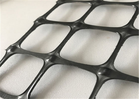 Mining Construction Biaxial Plastic Geogrid Mesh Two Way 60kn
