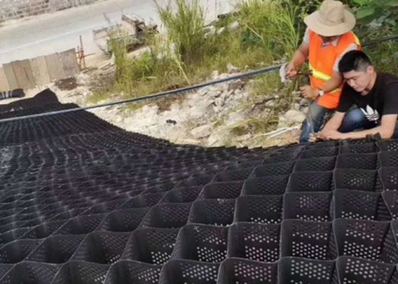 Net Cell Strong Welding Geocell Confinement System For Dike