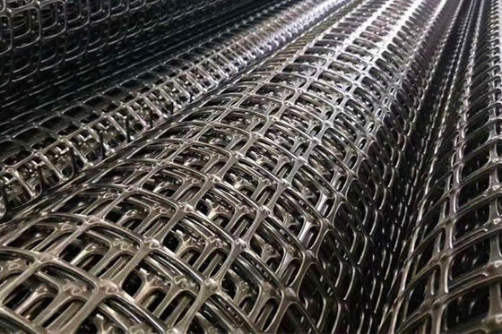 High Tensile Strength Pp Biaxial Plastic Geogrid Mesh