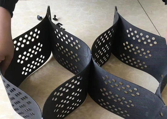 50-300mm Height Vegetation Retaining Wall Geocell Grid Gravel Stabilizer