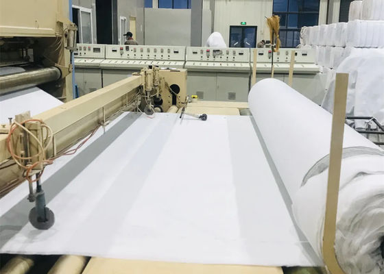 Soil Filtration / Roadway Stabilization Non Woven Geotextile Fabric 8 Oz