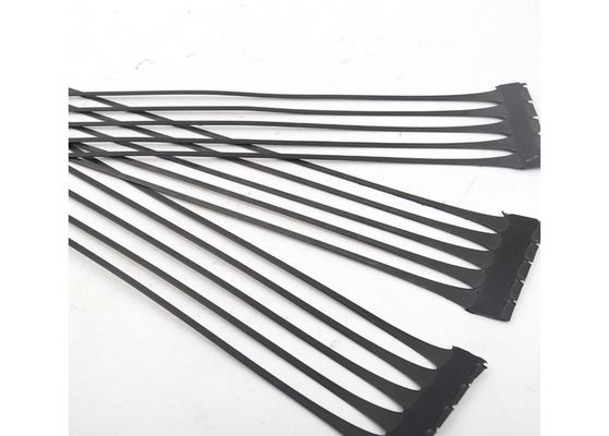 300kn Civil Engineering Construction Uniaxial Geogrid For Retaining Wall