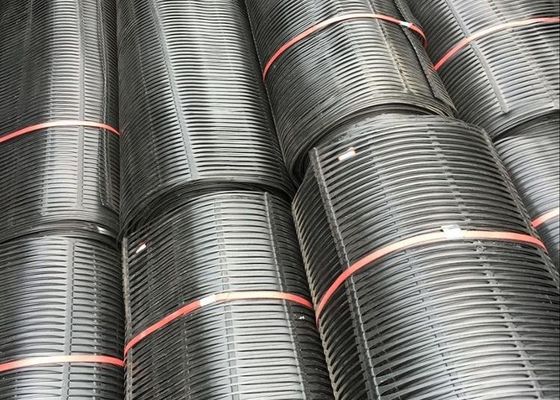 Reinforcing Retaining Wall Hdpe Uniaxial Geogrid 35kn - 300kn