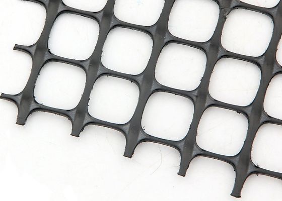 Anti Corrosion Biaxial Plastic Geogrid Mesh For Subgrade Reinforcement