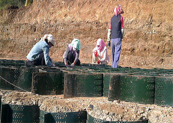 1420n 1.2mm Geocell Confinement System Hdpe Gravel Stabilizer Grid