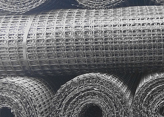 Hdpe Pp Black Biaxial Plastic Geogrid For Soil Road Highway Stabilization