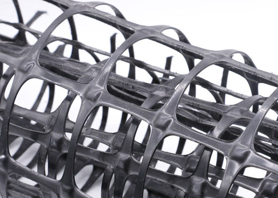 40kn Biaxial Plastic Geogrid Road Reinforcement With Two Way Stretch