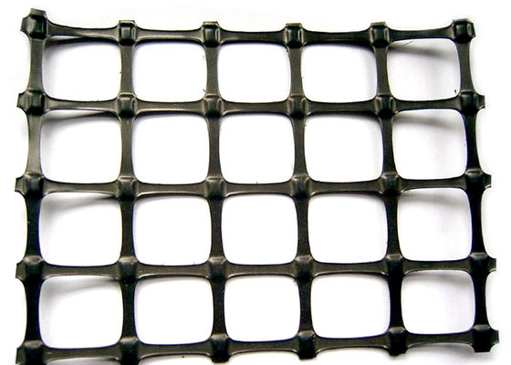 40kn Biaxial Plastic Geogrid Road Reinforcement With Two Way Stretch