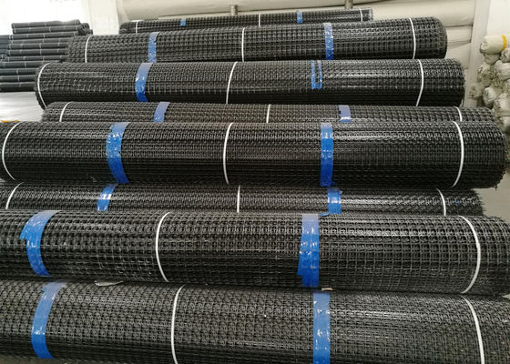 Polypropylene Biaxial Plastic Geogrid Civil Engineering Construction