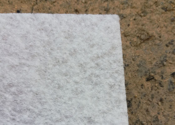 Polyester Filament Non Woven Geotextile Fabric Uv Resistance 0.9mm Thickness