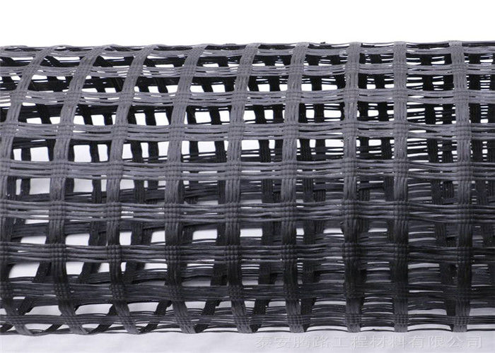 25.4x25.4mm Hole Plastic Biaxial Geogrid For Asphalt Reinforecement Pavement Driveway