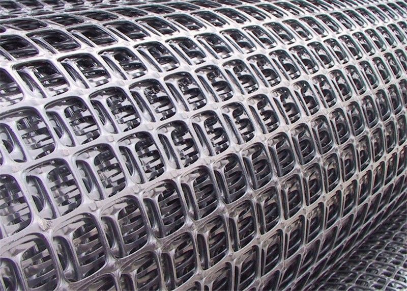 Anti Corrosion Biaxial Plastic Geogrid Mesh For Subgrade Reinforcement