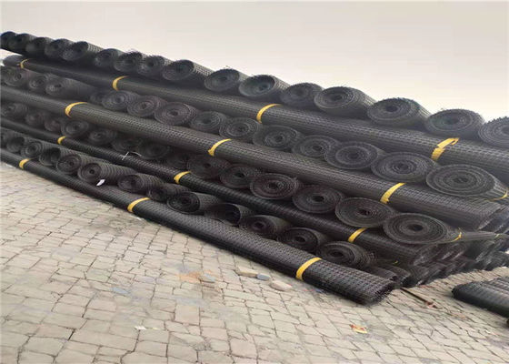 High Tensile Strength PP Polypropylene Biaxial Geogrid For Driveway Stability