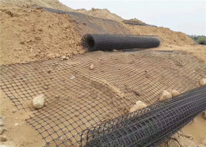 Polypropylene Pp Pet Plastic Biaxial Geogrid High Tensile Strength 2